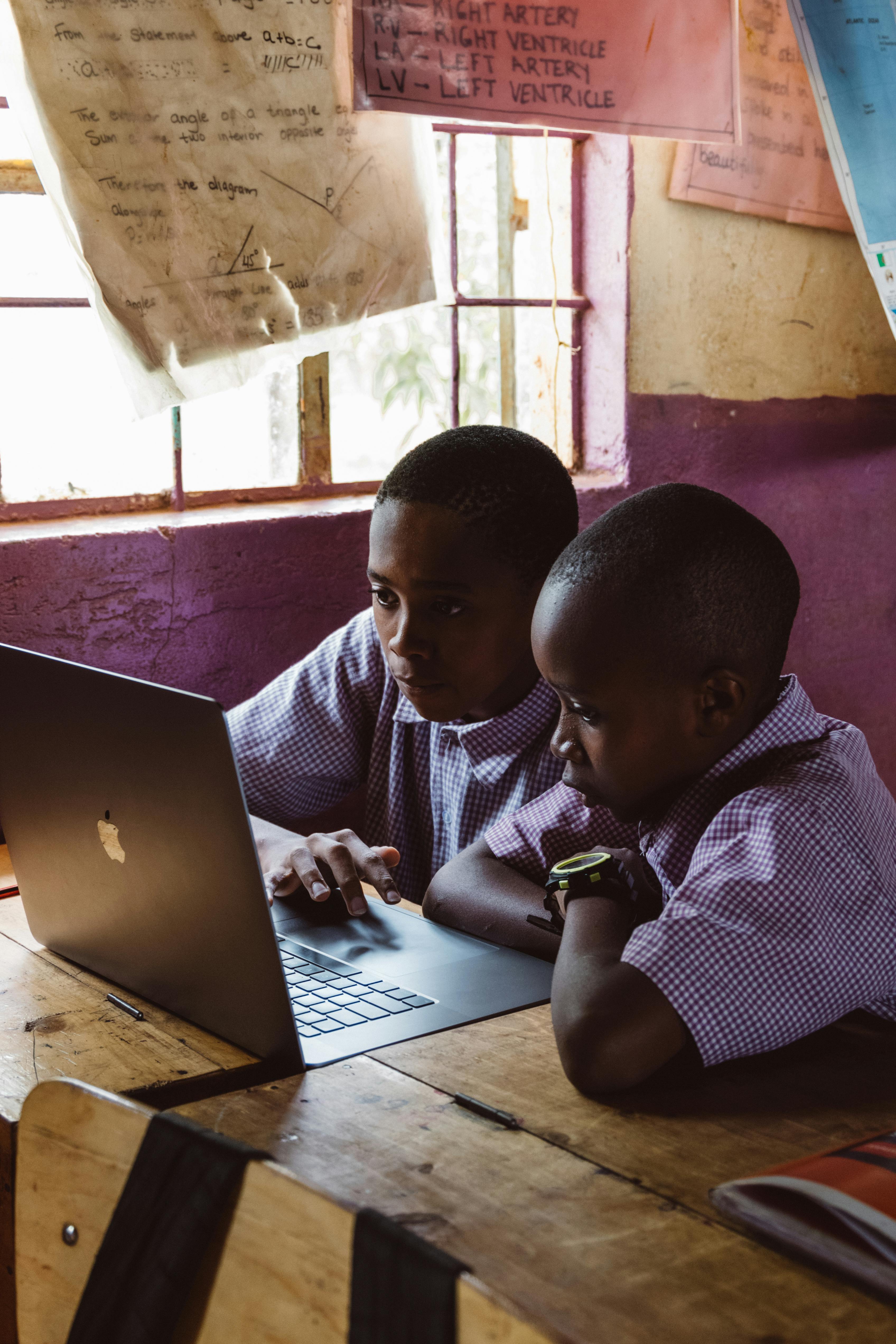 African Students Studying
